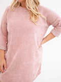 Veliūrinė suknelė